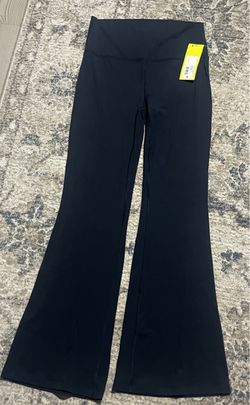 Navy High-Waist Flare Leggings – New with Tags
