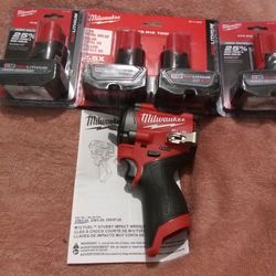 Milwaukee M12  Stubby Impact Wrench 3/8...2562...$160