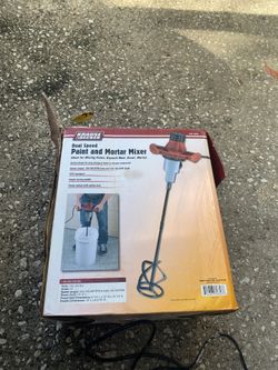 Paint and mortal mixer