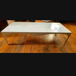 White Metal Coffee Table