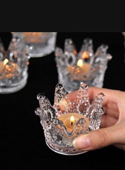 Cute Small Crown Candle Holder $6 each