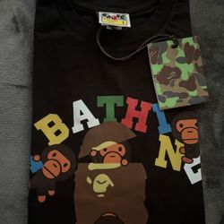 BAPE TEES,Black, Size:L-XL