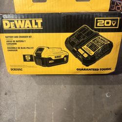 Dewalt 20volt 5AH Battery & Charger 