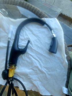 Kohler Matte Black Pull-Down Kitchen Faucet