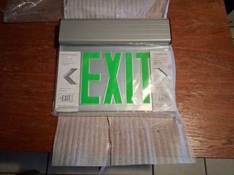 Brand New Exit sign