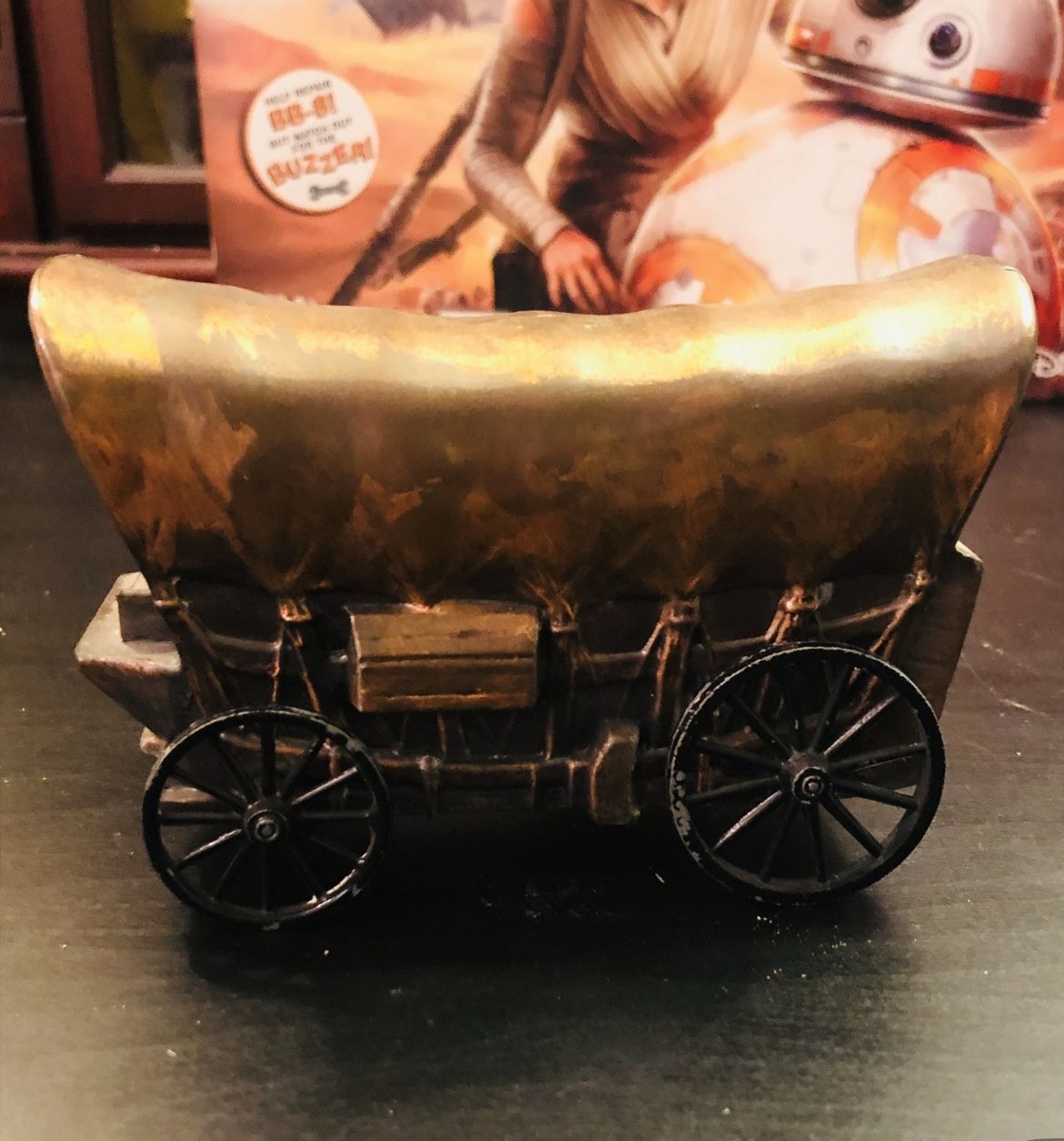 Rare Vintage Advertising metal Banks Antique Cast Iron Wagon Coin Bank Banthrico Chicago, ILLUSTRATION L