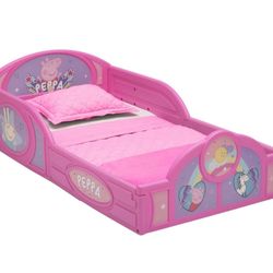 Peppa Pig plastic Sleep And Play Toddler Bed With Mattress