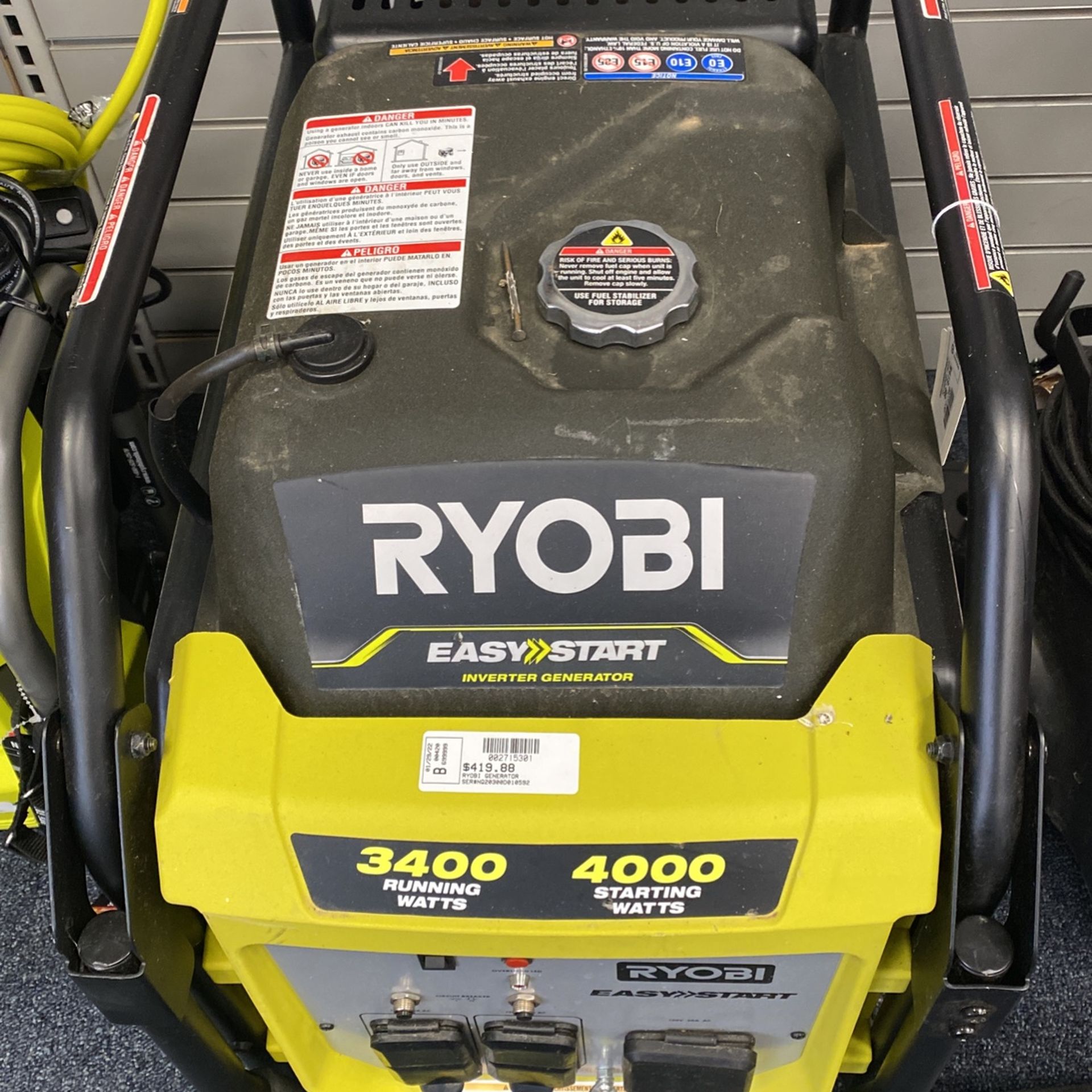 Ryobi Generator
