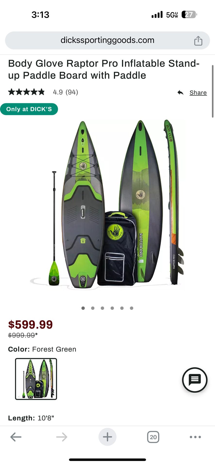 Body Glove Stand Up Paddle Board