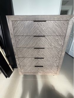 Grey Oak Finish Dresser