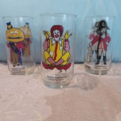 Vintage Ronald McDonald Glass Collection