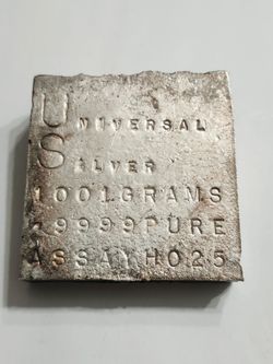 Vintage 1 Kilo .9999 Silver Bar - 1,101 Grams