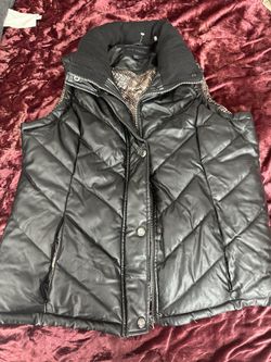 Steve Madden Faux Leather Vest