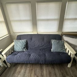 Lightly Used Futon - Blue 