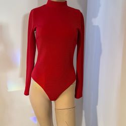 red bodysuit 