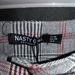 Nastygal Mini Checkered Skirt
