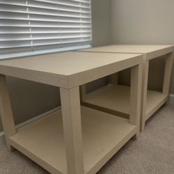 Bassett Coastal End Tables (2) 