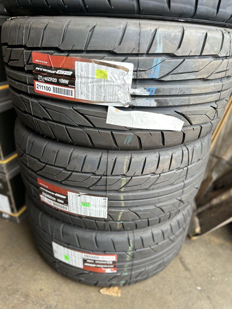 275/40/20 Nitto G2 new tires! Price is for each tire