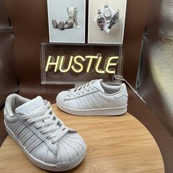 Adidas Superstar Triple White (PS) Size 1
