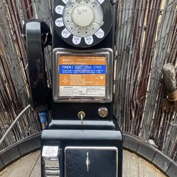 Vintage Real Refurbished Western Electric 3 Slot Payphone
