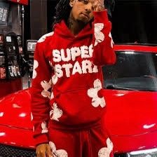 Red Superstar hoodie
