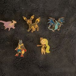 Assorted Pokémon Collector Pins