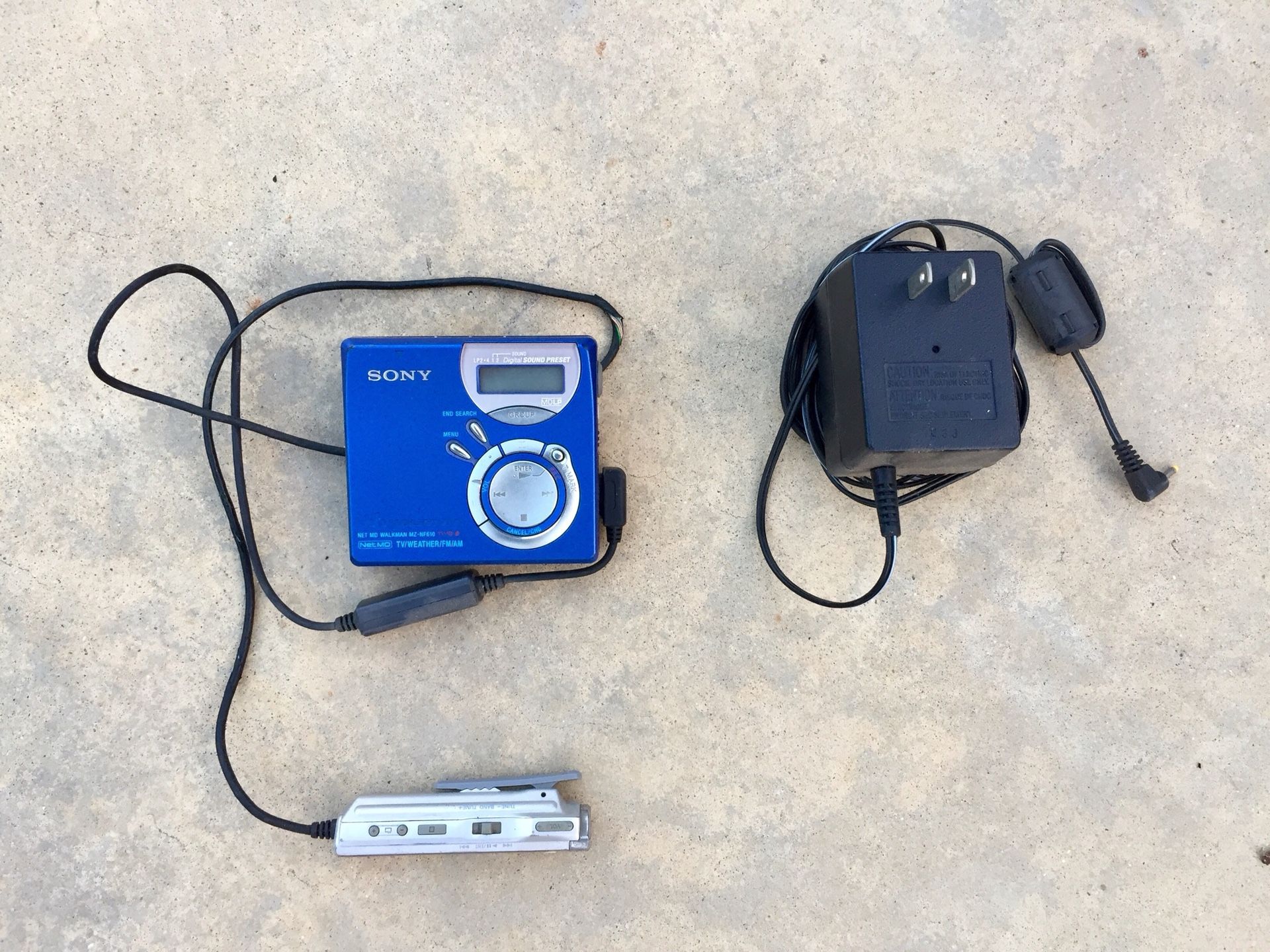 Sony MZ-NF610 High Speed Net MD Walkman Recorder