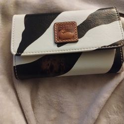 Dooney & Bourke Zebra Flap Wallet