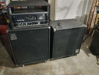 Vintage Ampeg SVT-II Tube Bass Amp + SVT-410EC & SVT-1510E Cabinets