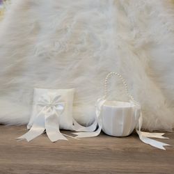 Ringbearer Pillow And Flowergirl Basket