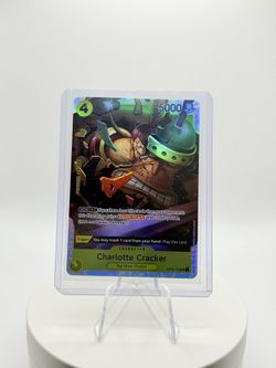 One Piece TCG OP03-108 Charlotte Cracker SR English