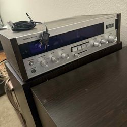 1975 Superscope R-340 Stereo Receiver + Garrard Laboratory Series Type A Auto Turntable BOTH WORK GREAT 