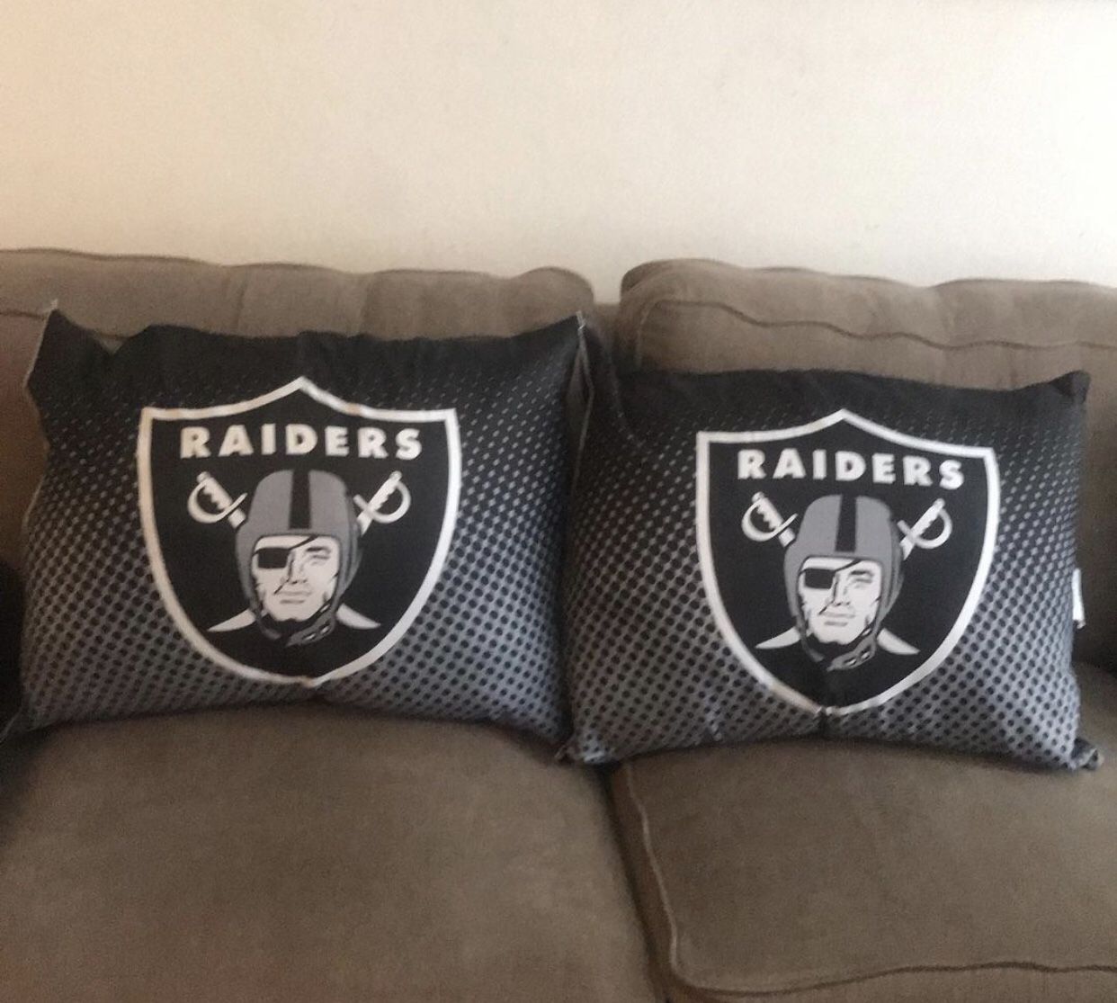 Raiders Pillows $20 each