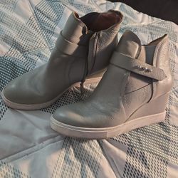 Ankle Leather Boots 