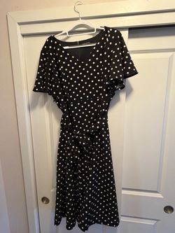 Lane Bryant Polka Dot Dress (Size 20)