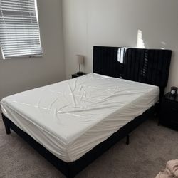 Bedroom Set - Queen mattress + Queen Sized Bed frame 