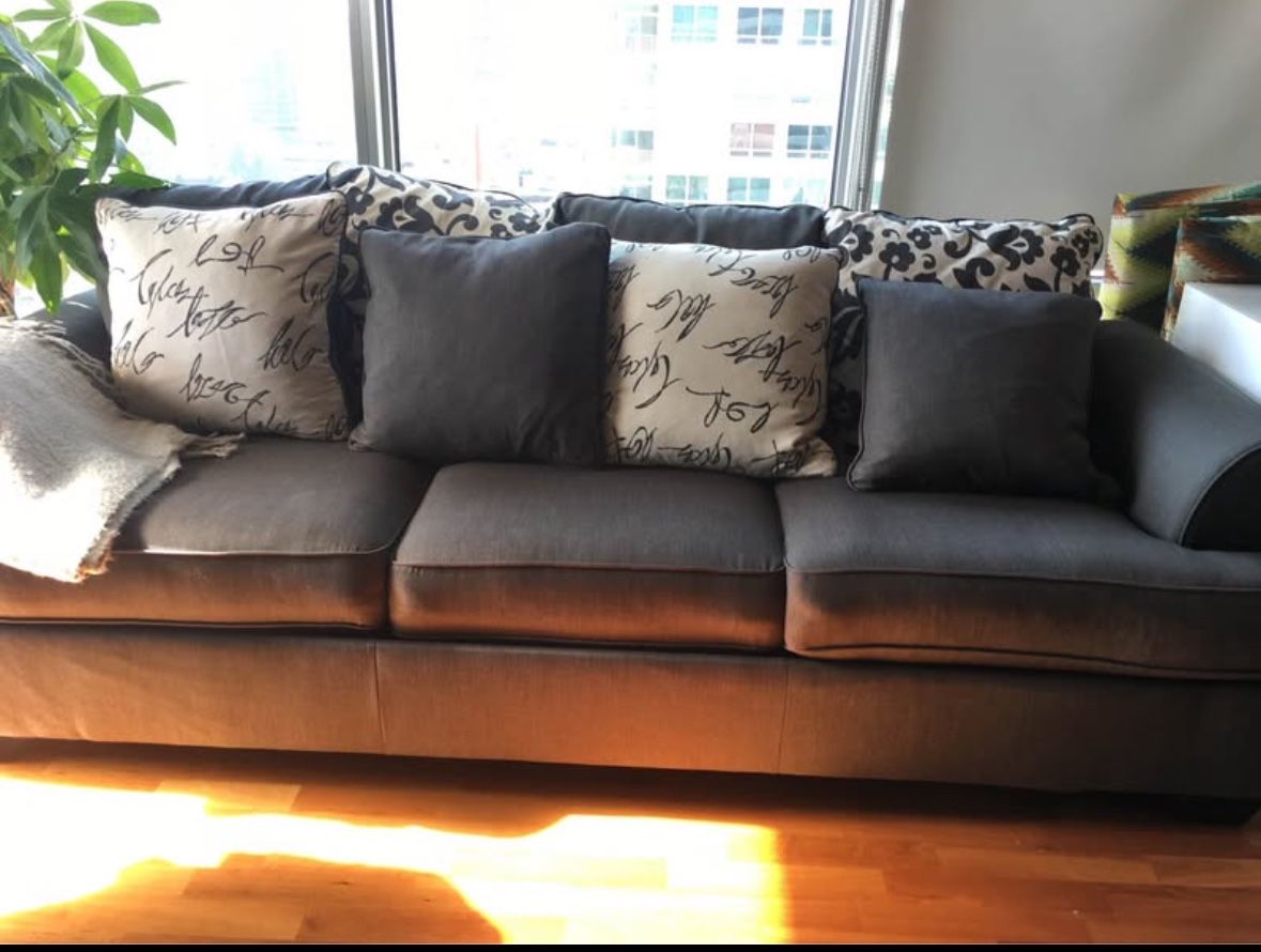 **Priced to sell** Gray Memory Foam Sleeper