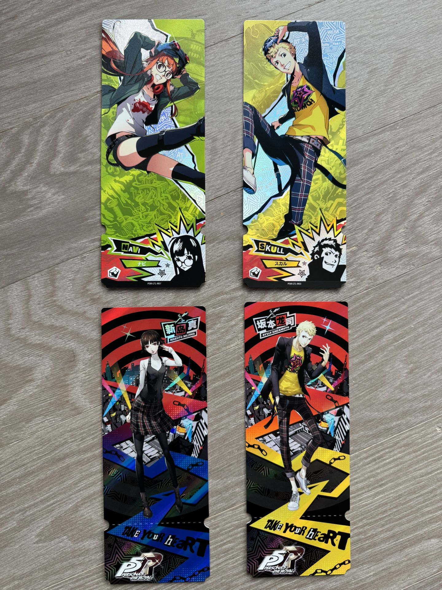 Persona 5 Cafe Popup Laser Ticket