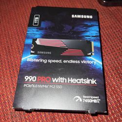 Samsung 1tb Ssd 990 Pro With Heat sink For Ps5 Or Pc 
