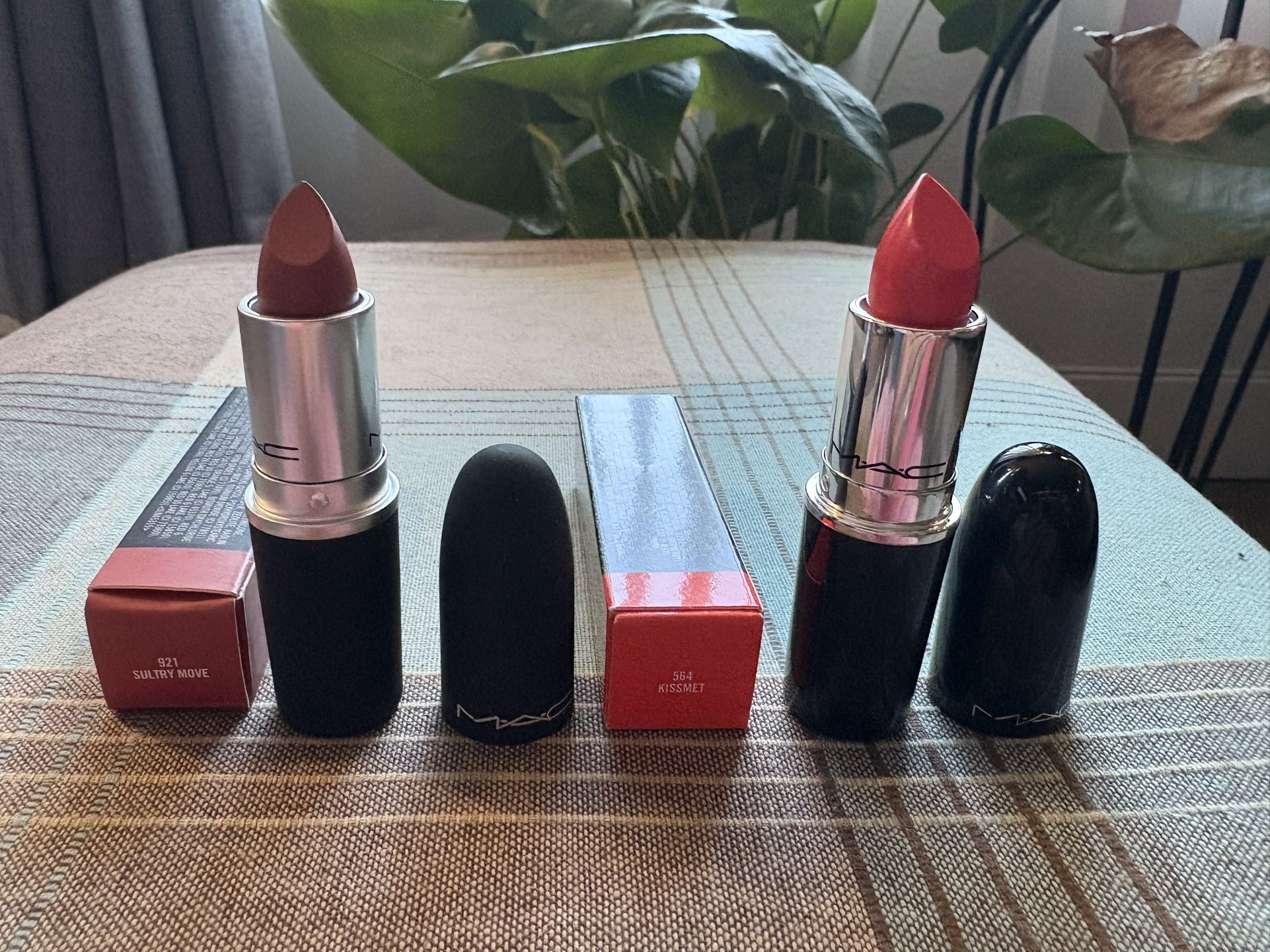 Mac Powder Kiss Lipstick & Lustreglass Lipstick