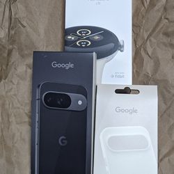 Google Pixel 9 128GB,  Pixel Watch 2 LTE/Bluetooth, Official Case For Pixel 9
