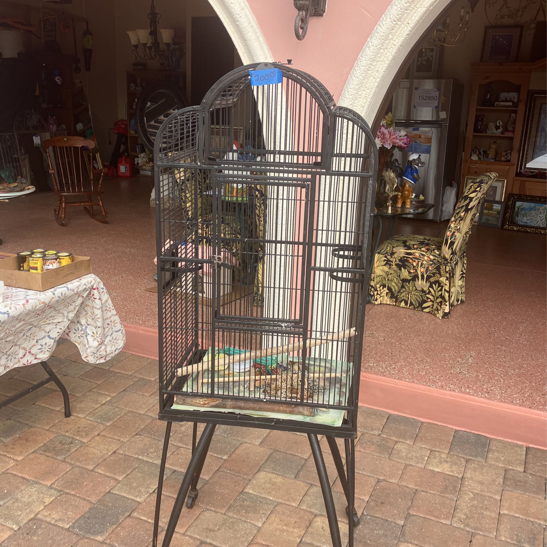 Large Floor Standing Bird Cage