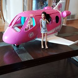Barbie Airplane With 2 Barbie Dolls