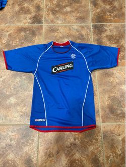 Glasgow Rangers 2005/2006 Authentic Home Soccer Jersey Size Youth XL