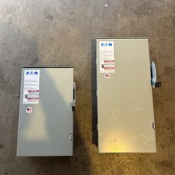 60 amp & 100 amp Eaton Disconnect 