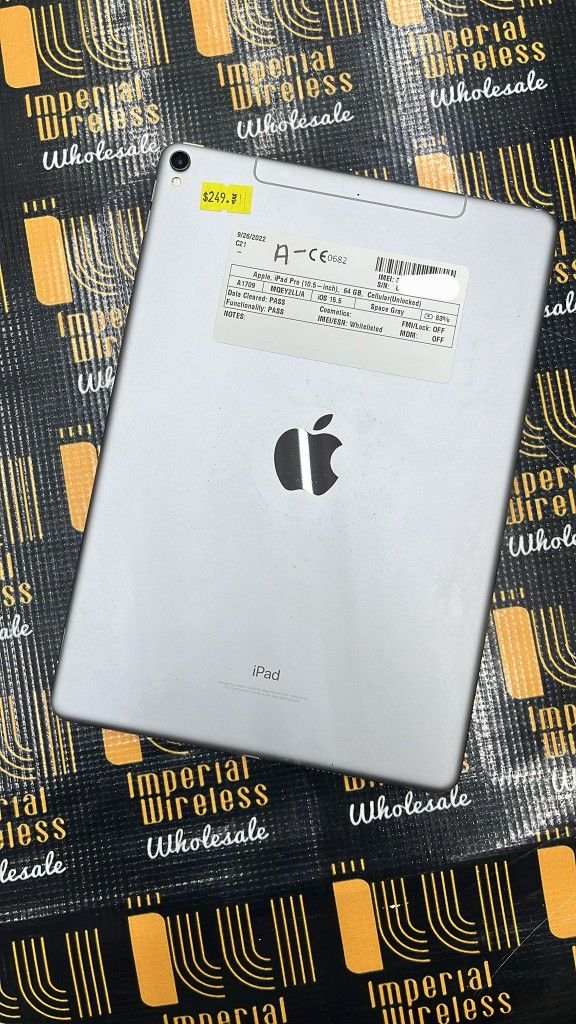 iPad Pro 10.5inch 64gb Unlocked For Any Carrier iPad Pro 10.5inch 64gb Unlocked For Any Carrier