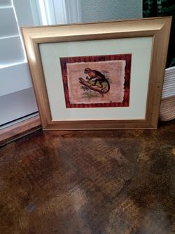 Monkey Framed Artwork