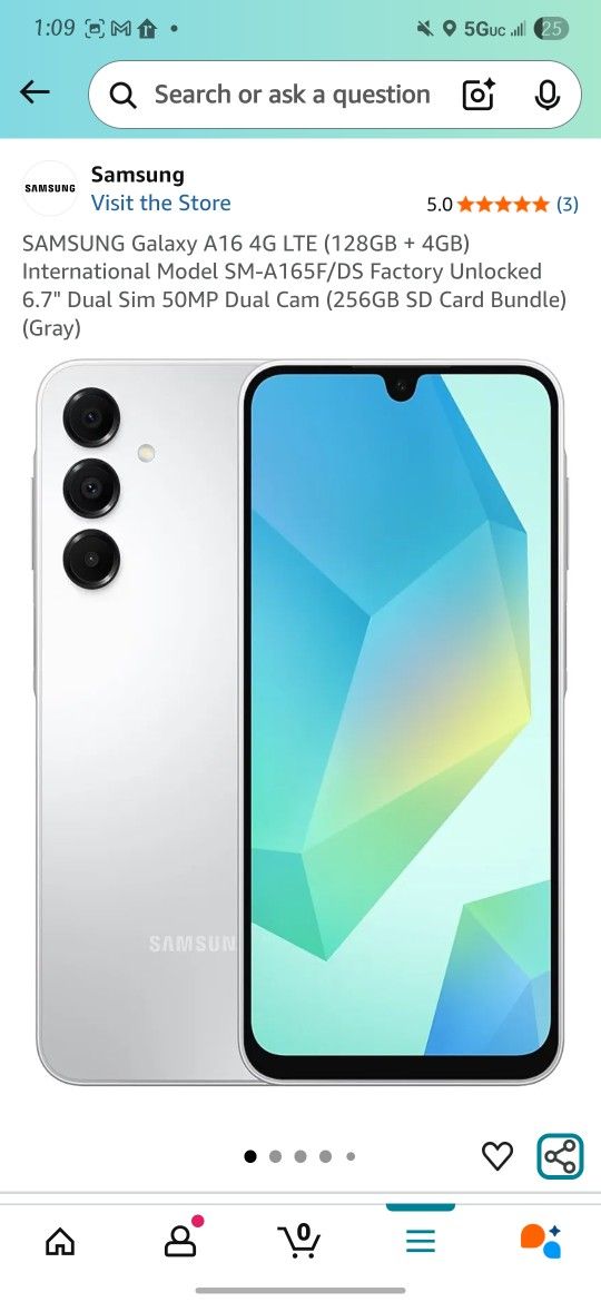 A16 Samsung Galaxy 4g 128gb UNLOCKED 