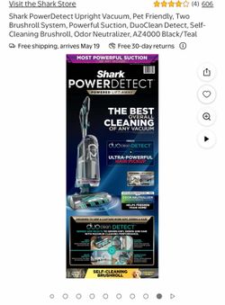 Shark power detect vacuum