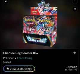 Pokemon chaos rising booster box